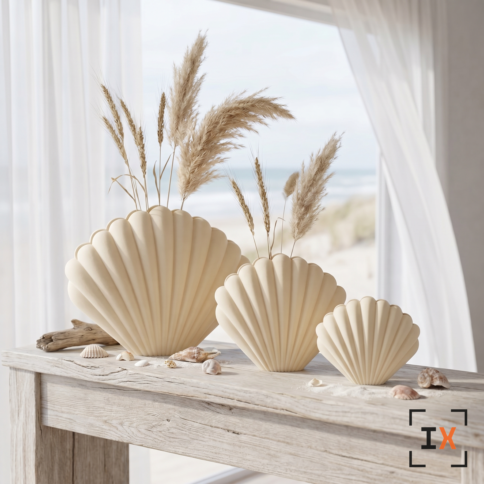 Sea Shell Vase