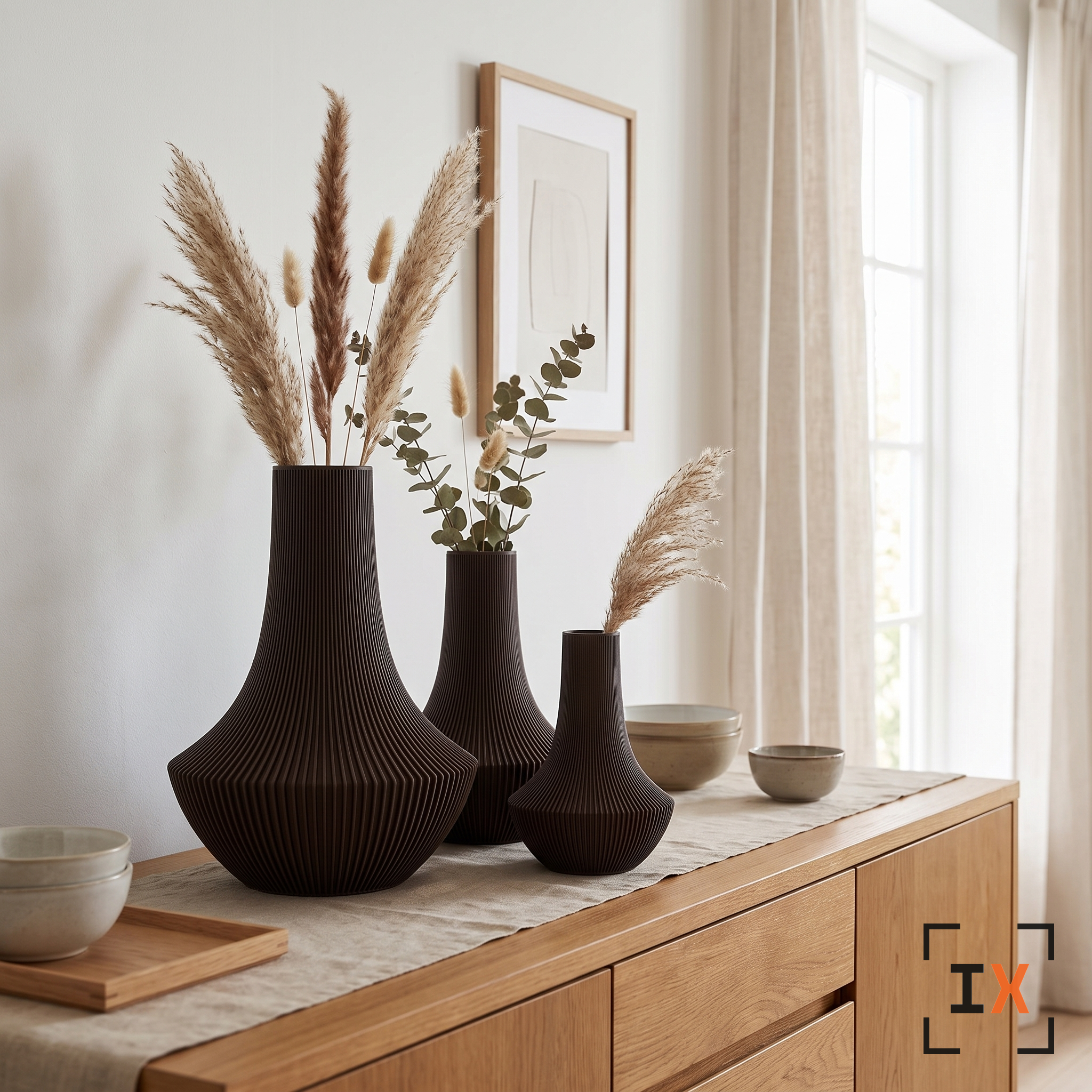 Shinto Ribbed Vase